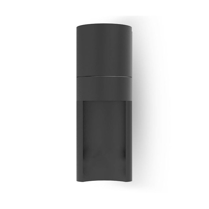Miidex Lighting - Applique Murale Cylindrique Noir GU10 x1 - Réf : 100942