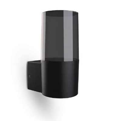 Miidex Lighting - Applique Murale Cylindrique Noir E27 x1 - Réf : 100938