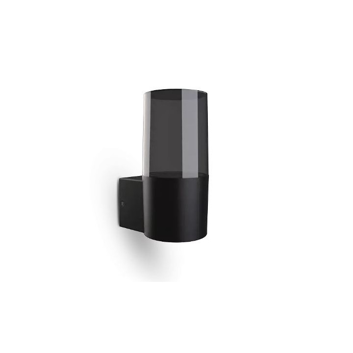 Miidex Lighting - Applique Murale Cylindrique Noir E27 x1 - Réf : 100938