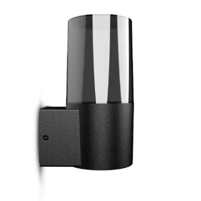 Miidex Lighting - Applique Murale Cylindrique Noir E27 x1 - Réf : 100938