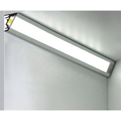 Miidex - Profilé Angle 30/60° Aluminium Anodisé 1m pour bandeaux LED 10mm - Réf : 9826