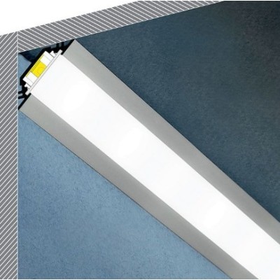 Miidex - Profilé Angle 45° Aluminium Anodisé 1m pour bandeaux LED 10mm - Réf : 9802