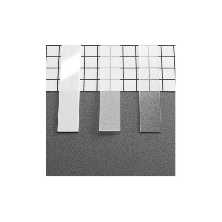 Miidex - Diffuseur Profilé 10.2mm Dépoli - 1m pour bandeaux LED - Réf : 9845