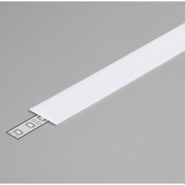Miidex - Diffuseur Profilé 19.2mm Blanc - 1m pour bandeaux LED - Réf : 9893