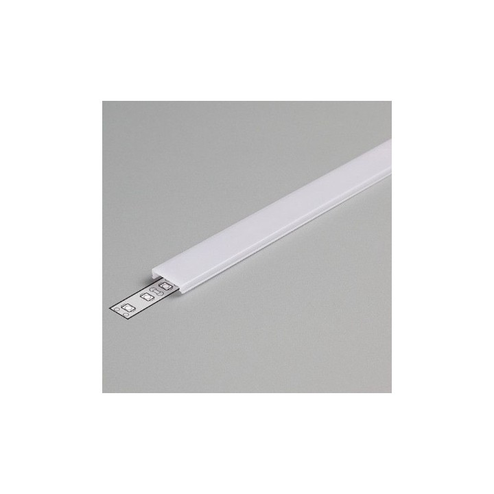 Miidex - Diffuseur Clip Profilé 15.4mm Blanc 1m pour bandeaux LED - Réf : 9857