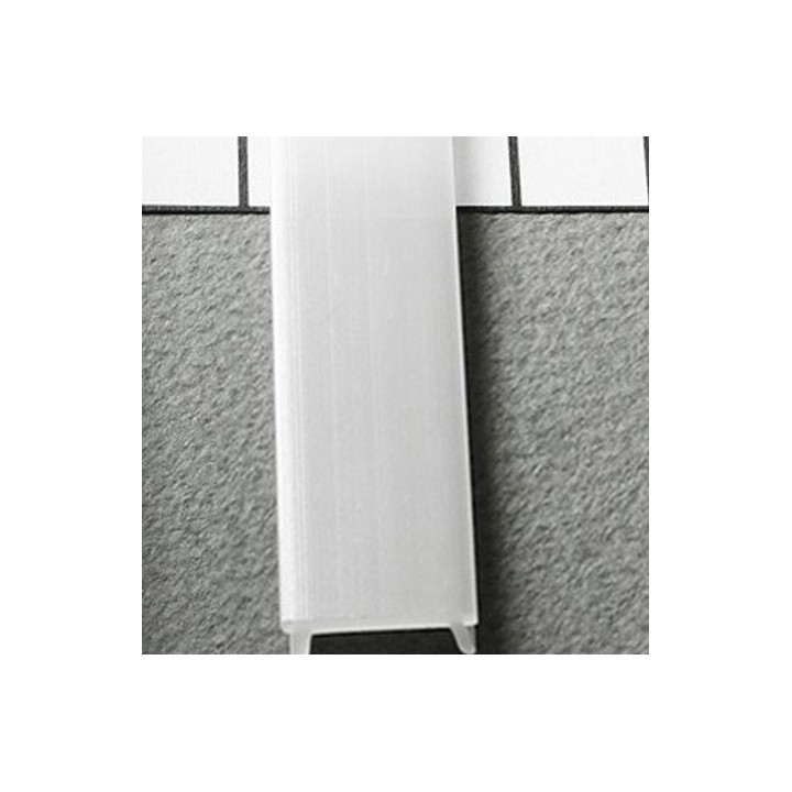 Miidex - Diffuseur Clip Profilé 15.4mm Blanc 1m pour bandeaux LED - Réf : 9857