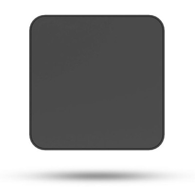 Miidex Lighting - Applique Murale LED carrée 10W 3000K Noir IP65 - Réf : 100807