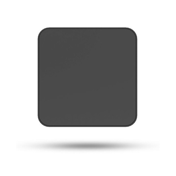 Miidex Lighting - Applique Murale LED carrée 10W 3000K Noir IP65 - Réf : 100807
