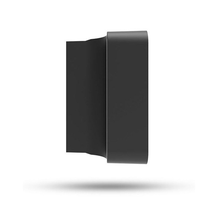 Miidex Lighting - Applique Murale LED carrée 10W 3000K Noir IP65 - Réf : 100807