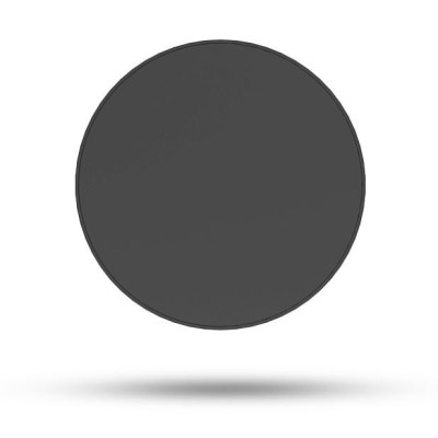 Miidex Lighting - Applique Murale LED ronde 10W 3000K Noir IP655 - Réf : 100810