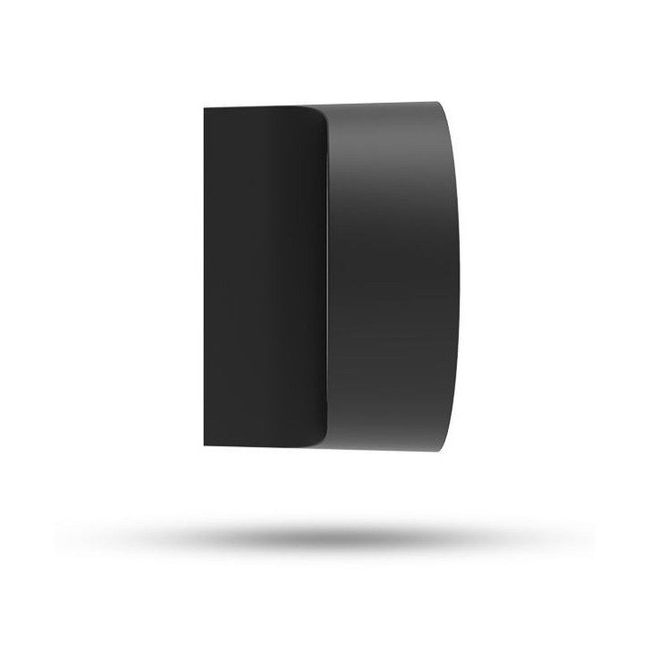 Miidex Lighting - Applique Murale LED ronde 10W 3000K Noir IP655 - Réf : 100810