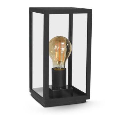 Miidex Lighting - Lanterne E27 Gris Anthracite - Réf : 100484