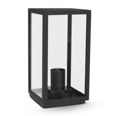 Miidex Lighting - Lanterne E27 Gris Anthracite - Réf : 100484