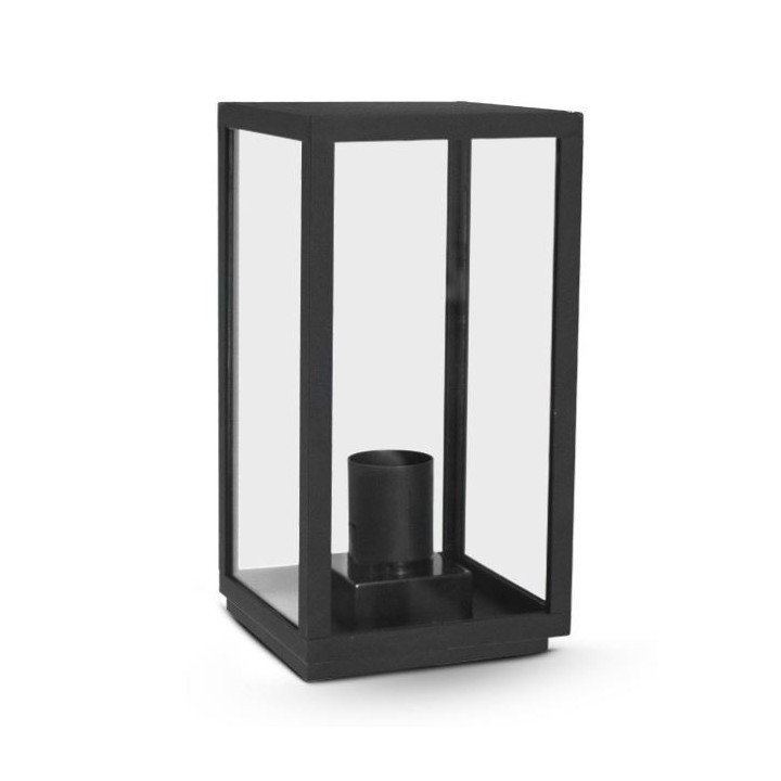 Miidex Lighting - Lanterne E27 Gris Anthracite - Réf : 100484