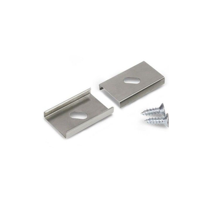 Miidex Lighting - Support de montage souple pour Profilé 14,4mm - Sachet de 2 - Réf : 9901