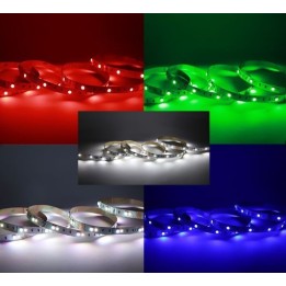 Miidex - Bandeau LED RGB+6000K - 5m - 60 LED/m - 9W/m - IP67 - 24V - Réf : 100433