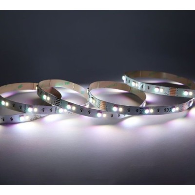 Miidex Lighting - Bandeau LED RGB+6000K - 5m - 60 LED/m - 9W/m - IP67 - 24V - Réf : 100433
