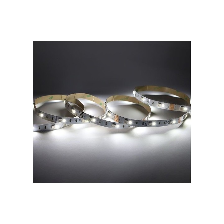 Miidex Lighting - Bandeau LED RGB+6000K - 5m - 60 LED/m - 9W/m - IP67 - 24V - Réf : 100433