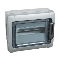 Legrand - Coffret Plexo étanche - IP 65 - IK 09 - 1x12 modules avec borniers de Terre et de Neutre - Réf : 601831
