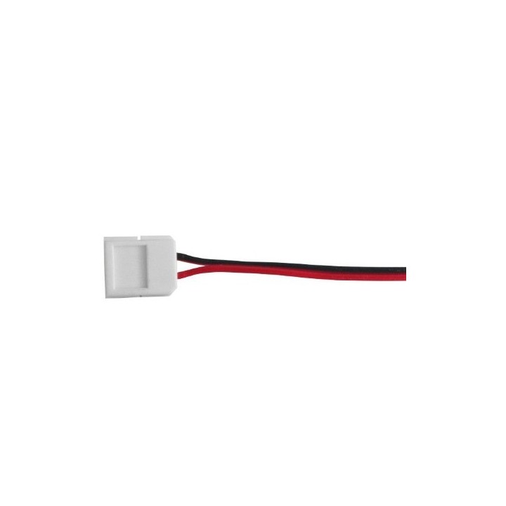 Miidex Lighting - Câble Double Connecteur Monocolor IP20 pour bandeaux LED 10 mm - Réf : 100877
