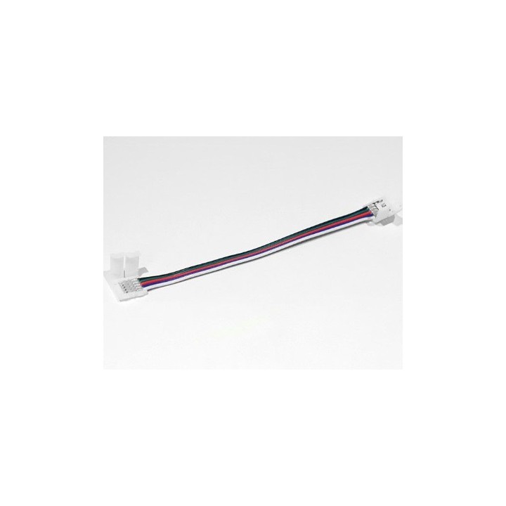 Miidex Lighting - Câble Double Connecteur RGB+W IP20 pour bandeaux LED 10 mm - Réf : 100898