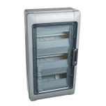 Legrand - Coffret Plexo étanche - IP 65 - IK 09 - 3x12 modules avec borniers de Terre et de Neutre - Réf : 601833
