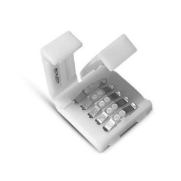 Miidex Lighting - Connecteur Rapide RGB+W IP20 pour bandeaux LED 12 mm - Réf : 100869