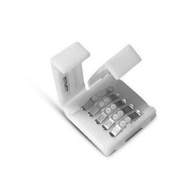 Miidex Lighting - Connecteur Rapide RGB+W IP20 pour bandeaux LED 12 mm - Réf : 100869