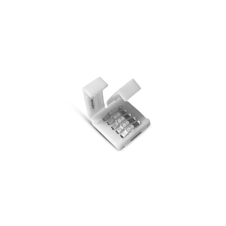 Miidex Lighting - Connecteur Rapide RGB+W IP20 pour bandeaux LED 12 mm - Réf : 100869