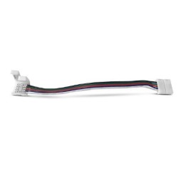 Miidex Lighting - Câble Double Connecteur RGB+W IP20 pour bandeaux LED 12 mm - Réf : 100879