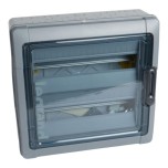 Legrand - Coffret étanche Plexo3 IP65 2x18 modules avec bornier - Réf : 601946