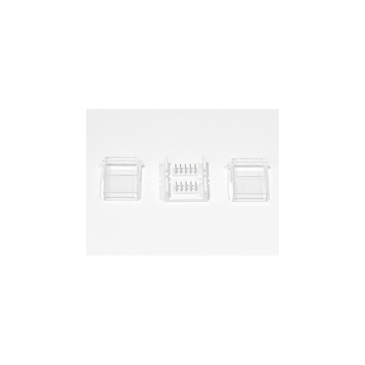 Miidex Lighting - Connecteur Jonction Bandeaux LED RGB+W IP67 12V / 24V 12 mm Bandeau à Bandeau - Réf : 100895
