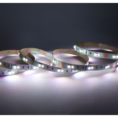Miidex Lighting - Bandeau LED RGB+4000K - 5m - 60 LED/m 3,5W/m IP20 - 24V - Garantie 5 ans - Réf : 100709