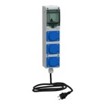 Schneider - Kaedra - Coffret de chantier 3 prises 16A NF avec cordon - Réf : PFR10101