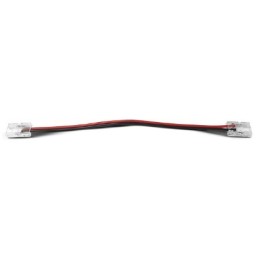 Miidex Lighting - Câble Double Connecteur Rapide Monocolor IP20 pour bandeaux LED COB - Réf : 100872