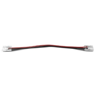 Miidex Lighting - Câble Double Connecteur Rapide Monocolor IP20 pour bandeaux LED COB - Réf : 100872