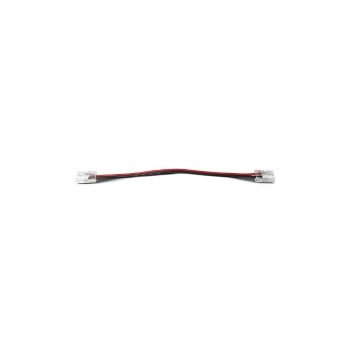 Miidex Lighting - Câble Double Connecteur Rapide Monocolor IP20 pour bandeaux LED COB - Réf : 100872