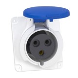 Schneider - Mureva - Socle prise industrielle - 32A - IP44 - 220 - 3P - vis - Réf : PKF32F423