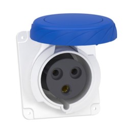 Schneider Mureva - Socle prise industrielle - 32A - IP67 - 220 - 3P - vis - Réf : PKF32F423