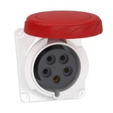 Schneider Mureva - Socle prise industrielle - 32A - IP67 - 380 - 5P - vis - Réf : PKF32F735