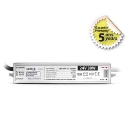 Miidex lighting - Alimentation pour LED 30W - 24V DC - IP67 - Garantie 5 ans - Réf : 100466