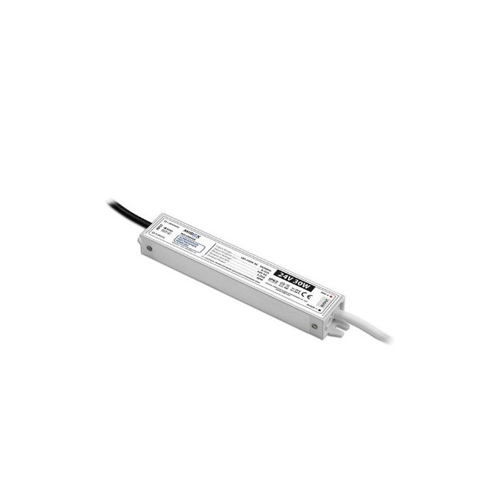 Miidex lighting - Alimentation pour LED 30W - 24V DC - IP67 - Garantie 5 ans - Réf : 100466