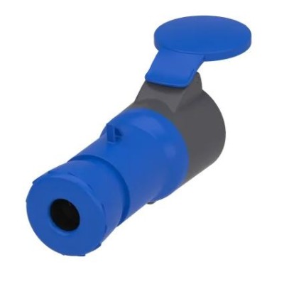 Schneider Mureva - Prise mobile industrielle - 32 A - 2P+T - 200..250 V CA - Connexion vis - IP 44 - Réf : PKF32M423