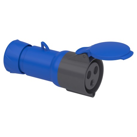 Schneider Mureva - Prise mobile industrielle - 32 A - 2P+T - 200..250 V CA - IP 44 - Réf : PKF32M423