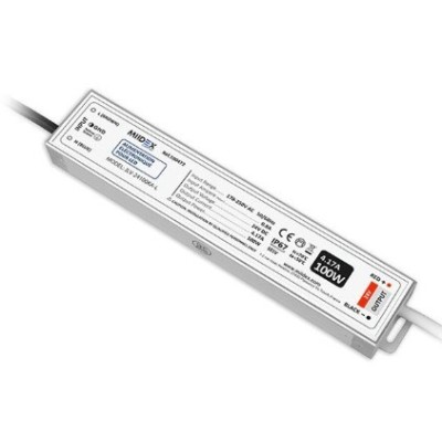 Miidex Lighting - Alimentation pour LED 100W - 24V DC - IP67 - Garantie 5 ans - Réf : 100472