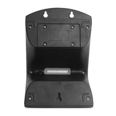 Miidex Lighting - Applique murale LED solaire 4W 4000°k noir boite - Réf : 70475