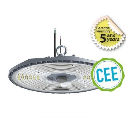 Miidex lighting - High bay LED - Dimmable 1-10V - 200W - 5000K - IP65 - Garantie 5 ans - Réf : 100953