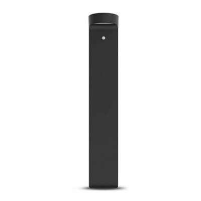 Miidex Lighting - Potelet Solaire LED Rond 6W 3000K Noir 950 mm + Détecteur IR - Réf : 100811