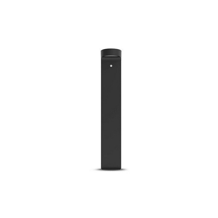 Miidex Lighting - Potelet Solaire LED Rond 6W 3000K Noir 950 mm + Détecteur IR - Réf : 100811