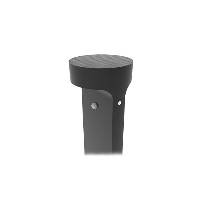 Miidex Lighting - Potelet Solaire LED Rond 6W 3000K Noir 950 mm + Détecteur IR - Réf : 100811